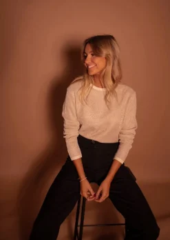 Best Pull Nohé - Doré à Paillettes - Col RondEasy Clothes Femme Pulls & Gilets