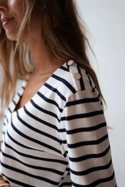 Cheap Pull Pedro - à lignesEasy Clothes Femme Pulls & Gilets