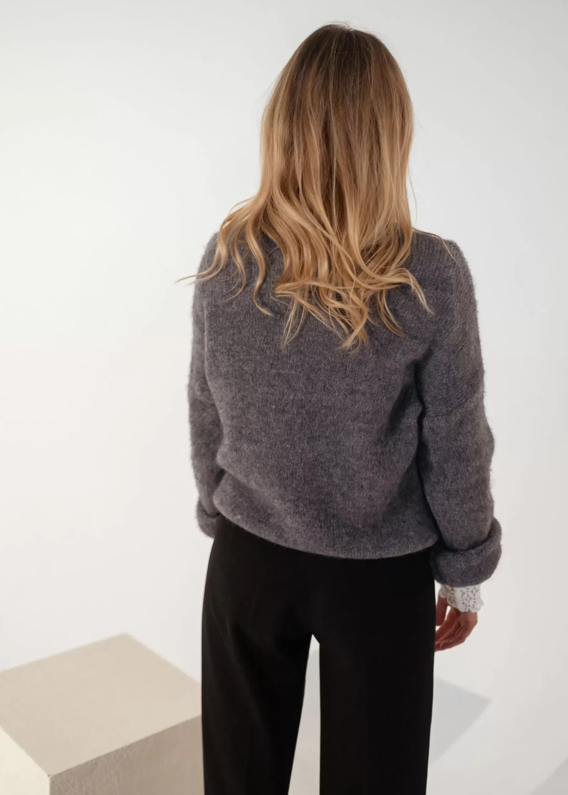 Online Pull Satou - gris foncéEasy Clothes Femme Pulls & Gilets