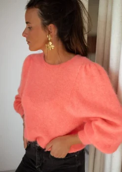 Cheap Pull Sofia Corail - Made In Italy - Taille UniqueEasy Clothes Femme Pulls & Gilets