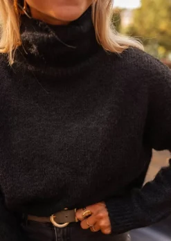 New Pull Tom - Noir - Col MontantEasy Clothes Femme Pulls & Gilets