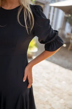 Best Sale Robe Aurélia - noireEasy Clothes Femme Robes