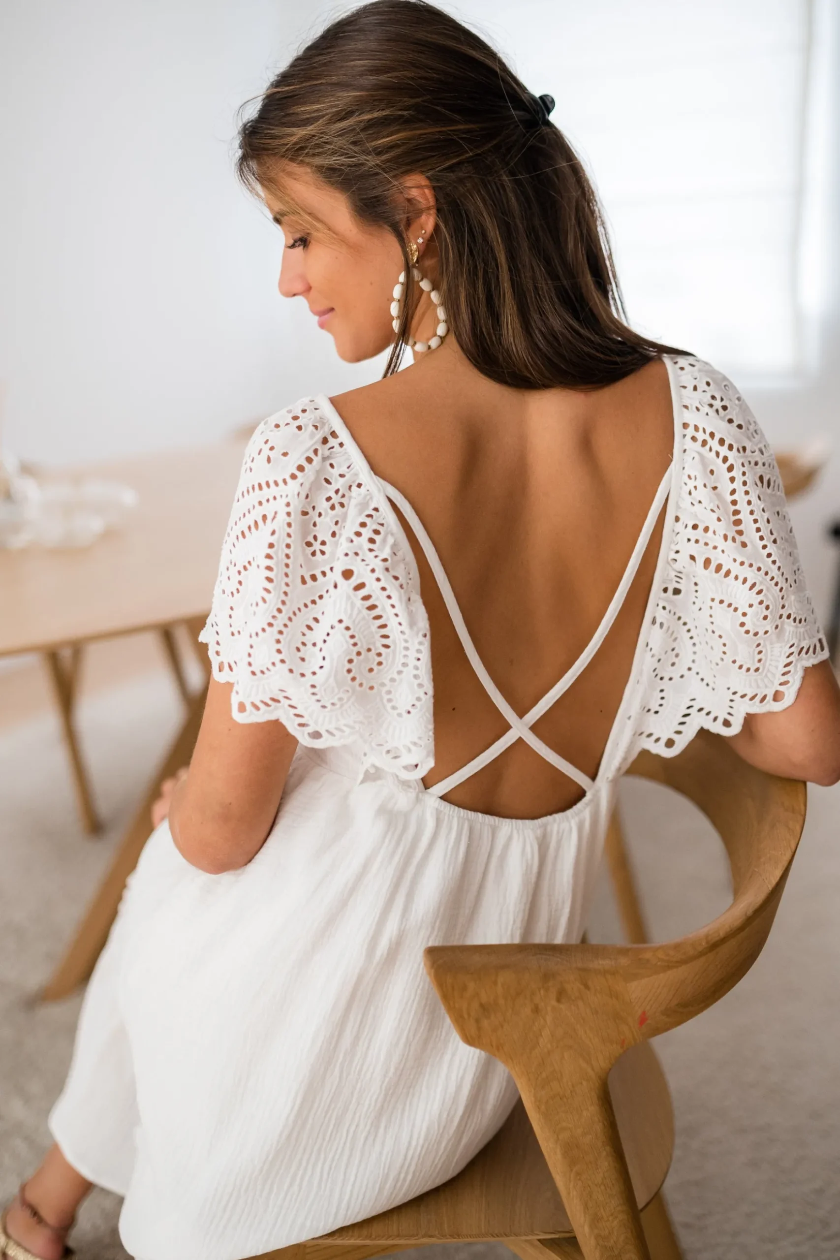 Shop Robe Bridget - écruEasy Clothes Femme Robes