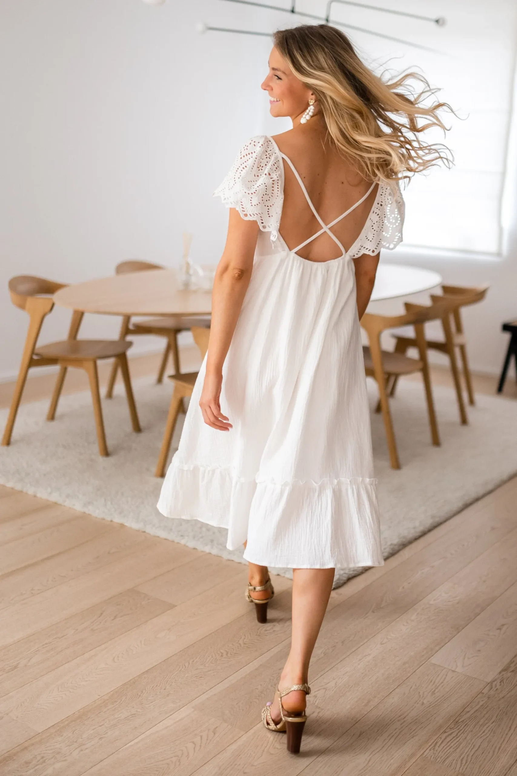 Shop Robe Bridget - écruEasy Clothes Femme Robes