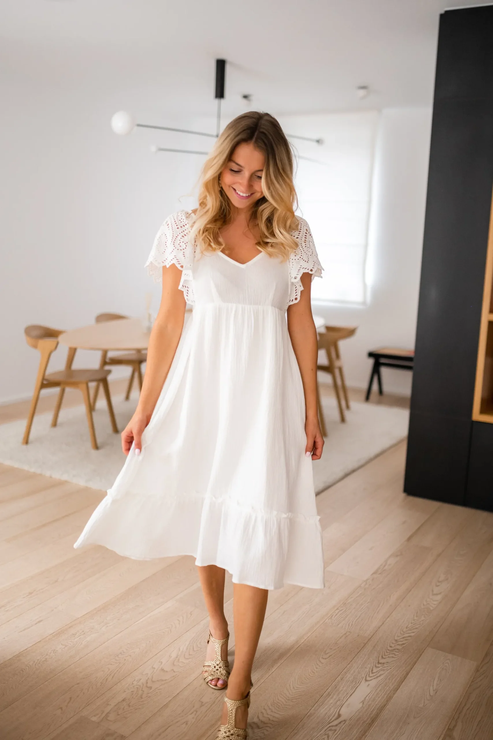 Shop Robe Bridget - écruEasy Clothes Femme Robes