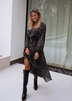 Flash Sale Robe Connie - kaki à motifsEasy Clothes Femme Robes