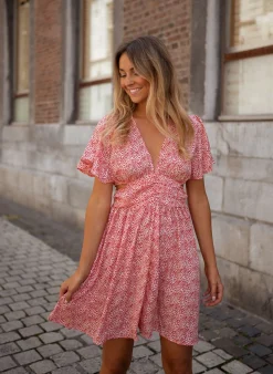Cheap Robe Constance - rose à fleursEasy Clothes Femme Robes