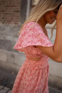 Cheap Robe Constance - rose à fleursEasy Clothes Femme Robes