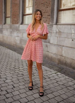 Cheap Robe Constance - rose à fleursEasy Clothes Femme Robes