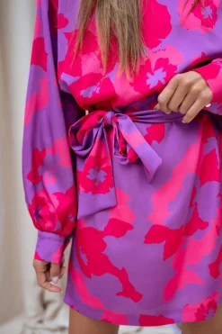 Flash Sale Robe Dalmi CREATION - rose à fleursEasy Clothes Femme Robes