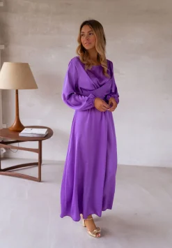 Clearance Robe Elena - mauveEasy Clothes Femme Robes