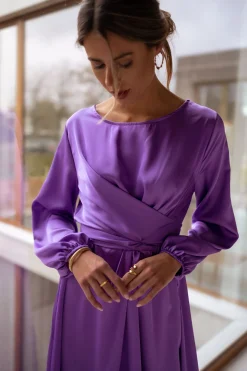 Clearance Robe Elena - mauveEasy Clothes Femme Robes