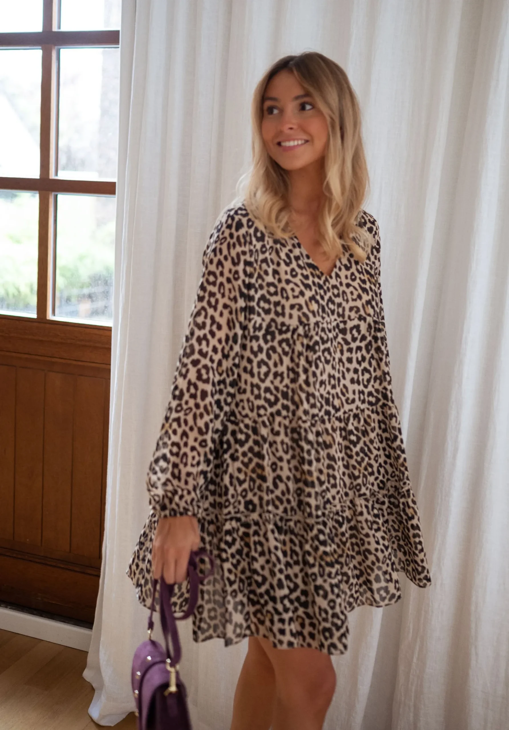 Shop Robe Enola - léopardEasy Clothes Femme Robes