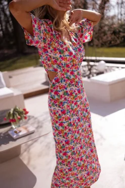 Flash Sale Robe Ermance - à fleursEasy Clothes Femme Robes