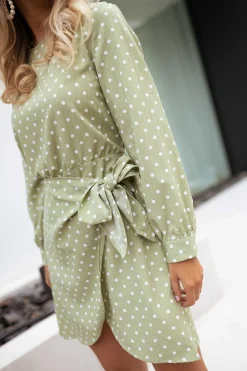 Online Robe Flavie - verte à poisEasy Clothes Femme Robes