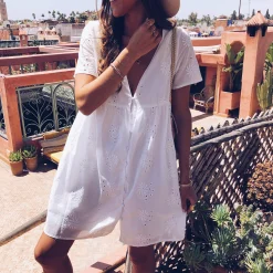 Store Robe Flora - blancheEasy Clothes Femme Robes