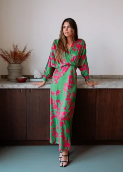 Discount Robe Keeper - verte et roseEasy Clothes Femme Robes