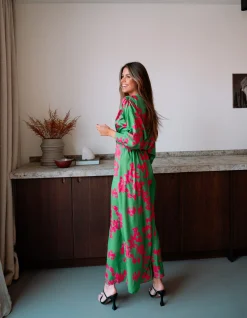 Discount Robe Keeper - verte et roseEasy Clothes Femme Robes