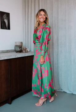 Discount Robe Keeper - verte et roseEasy Clothes Femme Robes