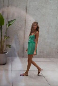 Shop Robe Lenka - verteEasy Clothes Femme Robes