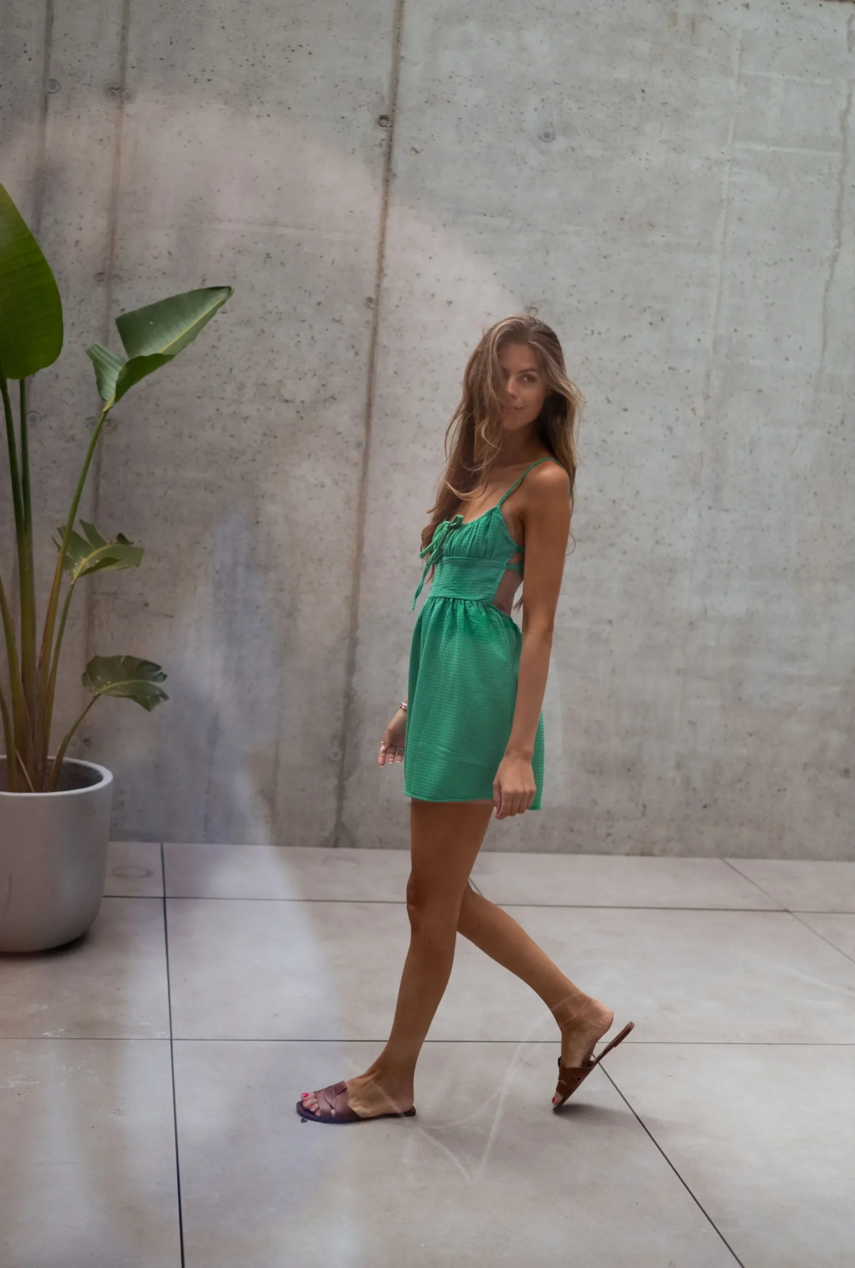 Shop Robe Lenka - verteEasy Clothes Femme Robes