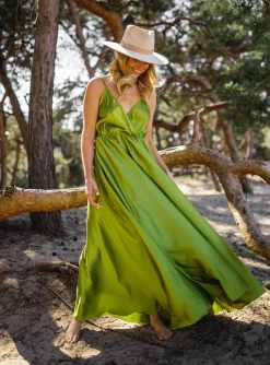 Flash Sale Robe longue Bali - verteEasy Clothes Femme Robes