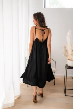 Hot Robe longue Mila - noireEasy Clothes Femme Robes