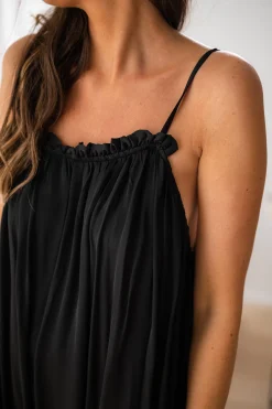 Hot Robe longue Mila - noireEasy Clothes Femme Robes