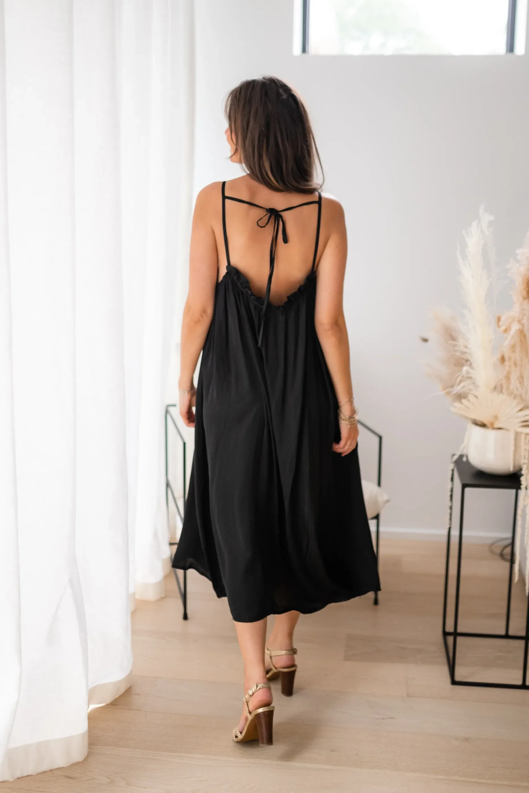 Hot Robe longue Mila - noireEasy Clothes Femme Robes