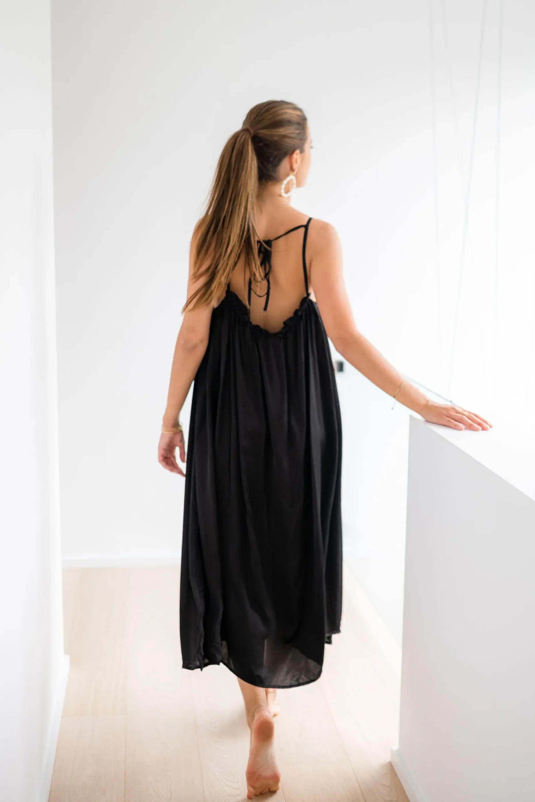 Hot Robe longue Mila - noireEasy Clothes Femme Robes