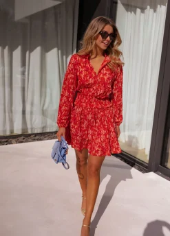 Sale Robe Milly - rougeEasy Clothes Femme Robes