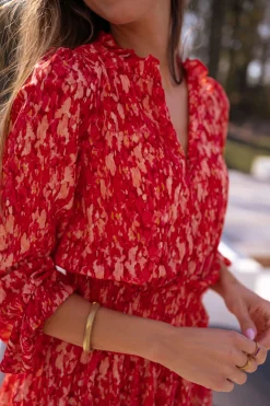 Sale Robe Milly - rougeEasy Clothes Femme Robes