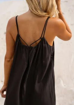 Sale Robe Noire Jill - Fluide - Vêtements FemmeEasy Clothes Femme Robes