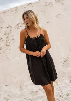 Sale Robe Noire Jill - Fluide - Vêtements FemmeEasy Clothes Femme Robes