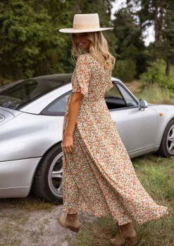 Store Robe Portefeuille Fleurie - Marwa - Légère & FluideEasy Clothes Femme Robes