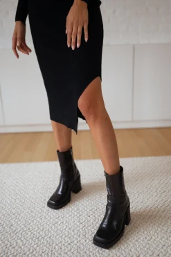 Flash Sale Robe pull Elif - noireEasy Clothes Femme Robes