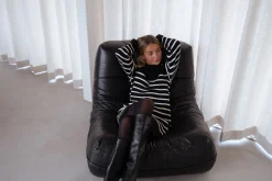 Online Robe pull Manon - à lignesEasy Clothes Femme Robes