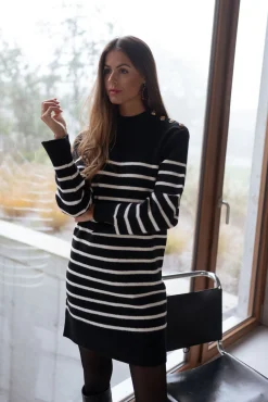 Online Robe pull Manon - à lignesEasy Clothes Femme Robes