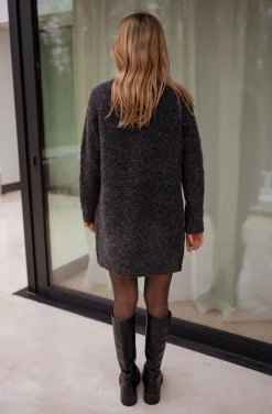 Best Sale Robe pull Nesra - griseEasy Clothes Femme Robes