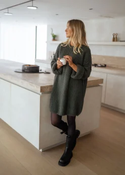 Flash Sale Robe pull Noren - kakiEasy Clothes Femme Robes