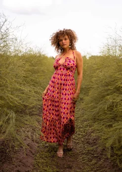 Store Robe Rose - Jamie - À Motifs - Fluide & LégèreEasy Clothes Femme Robes