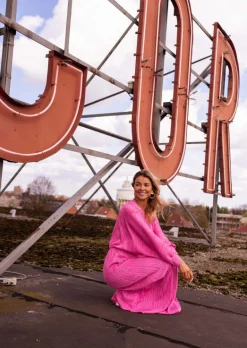 Cheap Robe Sega rose | Robe rose de cocktail | Prêt-à-porter en ligne | Easy Clothes Femme Robes