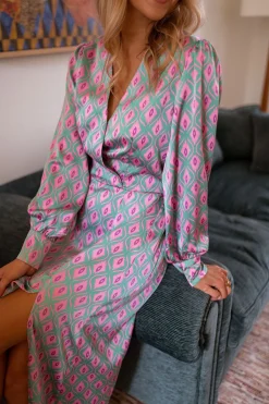 Hot Robe Siam longue - à motifsEasy Clothes Femme Robes