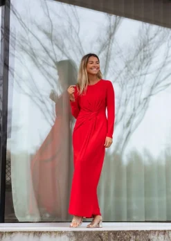 Sale Robe Tary rouge | Robe de soirée | Prêt-à-porter en ligne | Easy Clothes Femme Robes