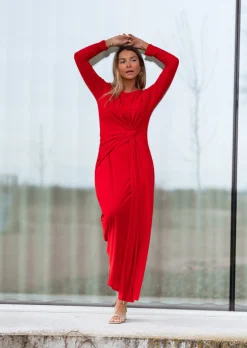 Sale Robe Tary rouge | Robe de soirée | Prêt-à-porter en ligne | Easy Clothes Femme Robes
