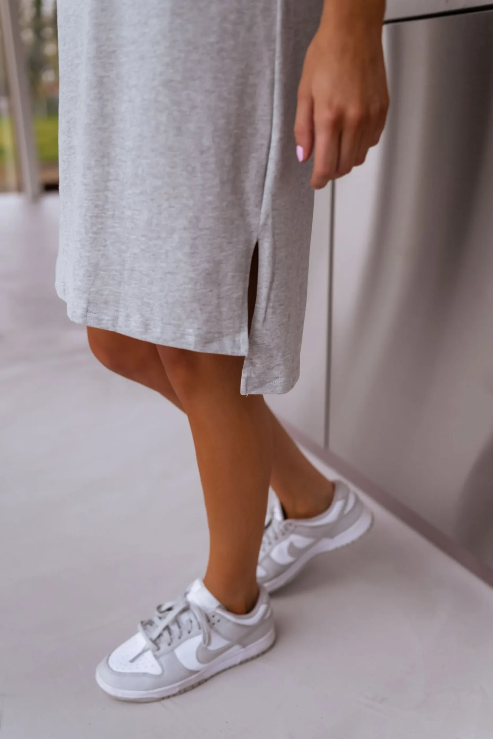 Discount Robe t-shirt Adeline - griseEasy Clothes Femme Robes