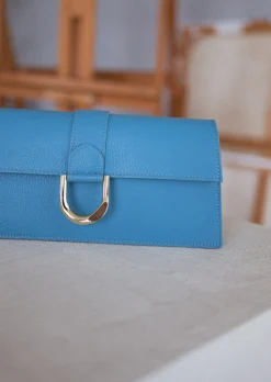 New Sac Jama Bleu | Effet clutch | Rectangulaire | Nos AccessoiresEasy Clothes Sacs & Pochettes
