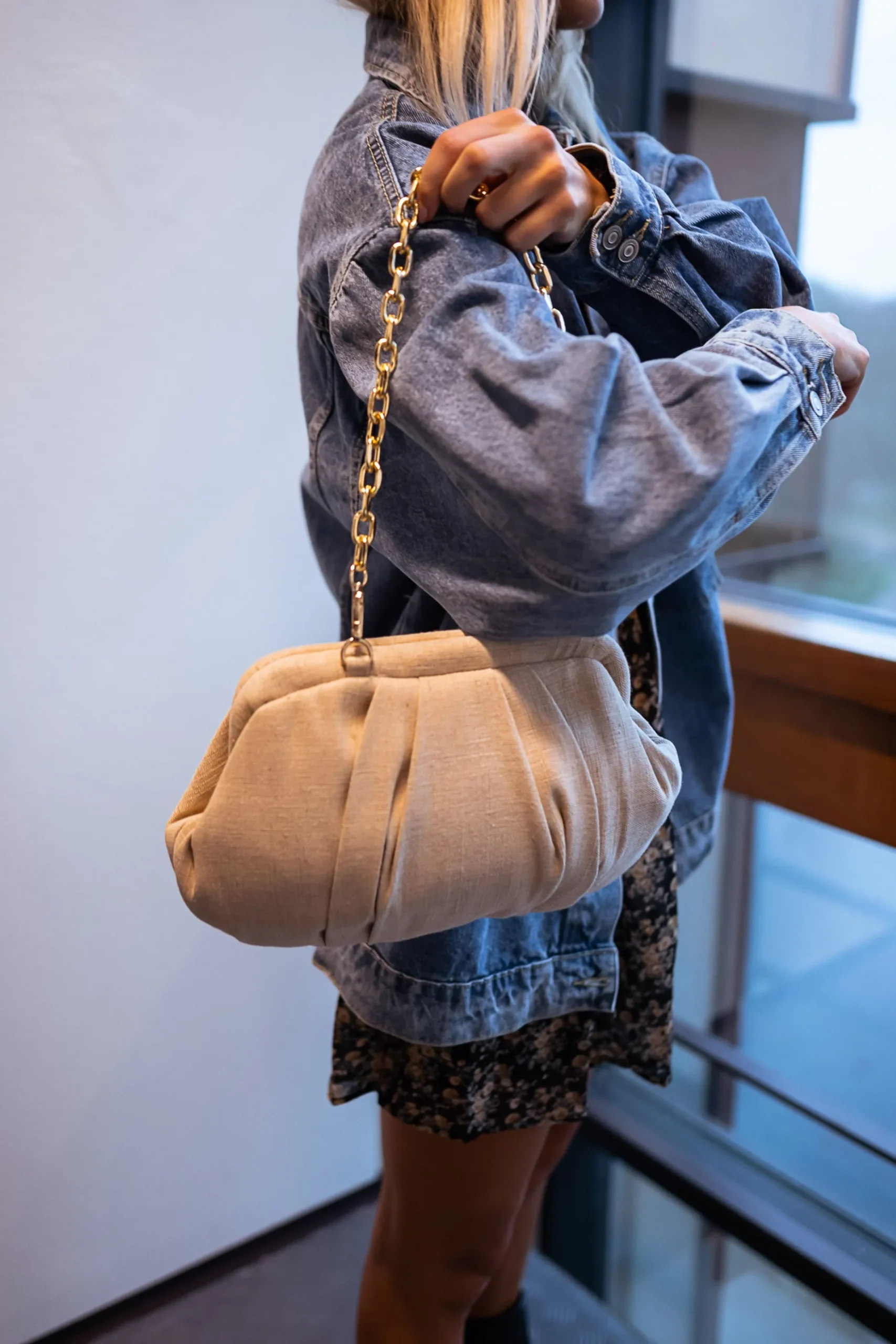 Store Sac Nika - Beige - En linEasy Clothes Sacs & Pochettes