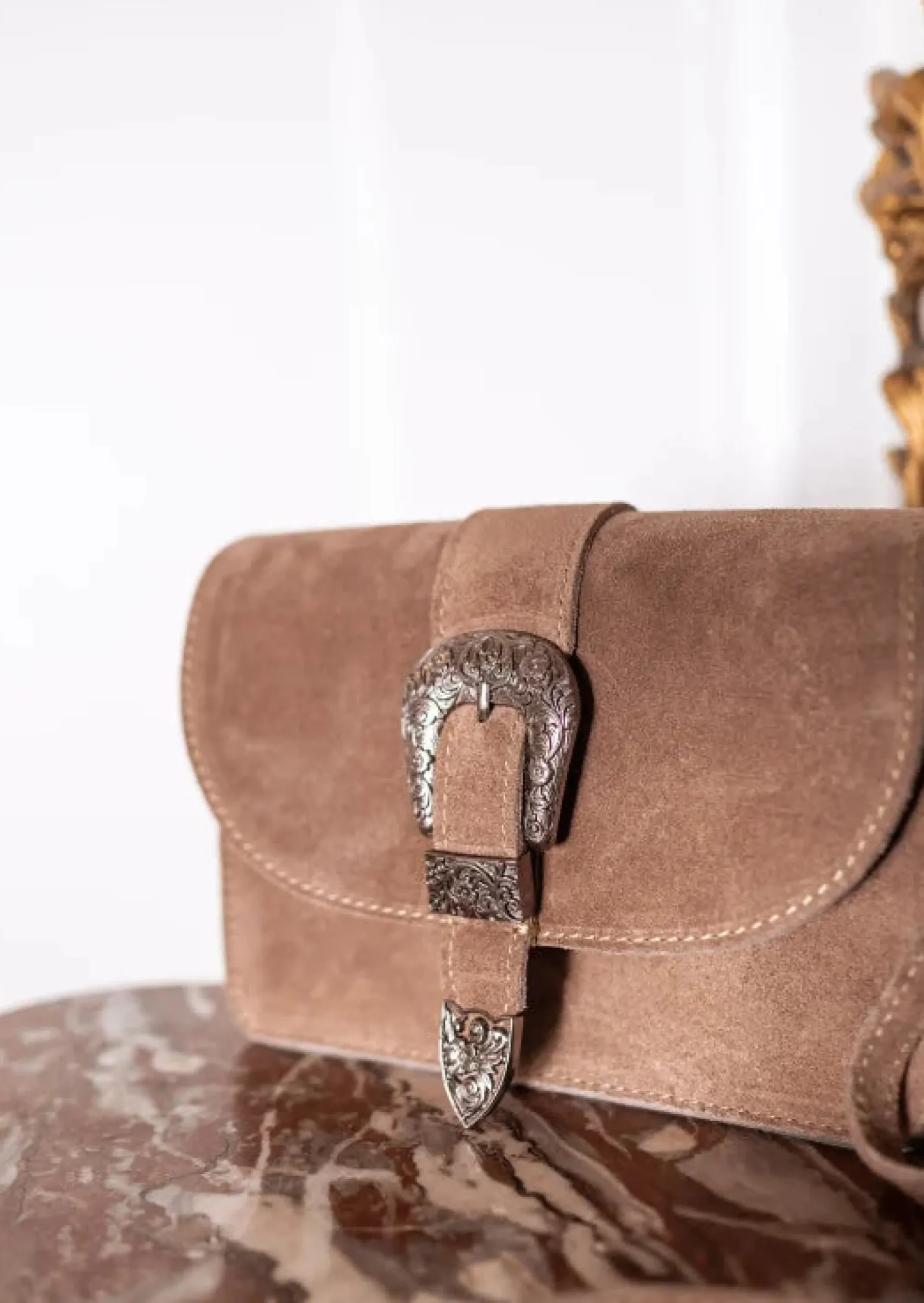 Discount Sac Taupe - Tiega - Made in ItalyEasy Clothes Sacs & Pochettes