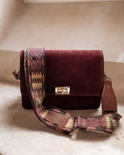 Clearance Sangle de sac Lysea - bordeaux à motifsEasy Clothes Sacs & Pochettes